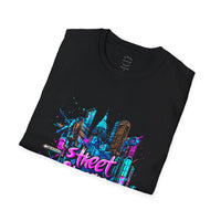 Street Dreams – Neon Skyline Tee | Aurora Bloom Crafts