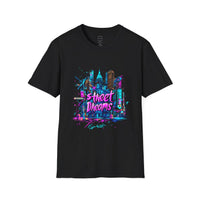 Street Dreams – Neon Skyline Tee | Aurora Bloom Crafts