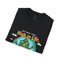 High on Life – Smiling Leaf Tee | Aurora Bloom Crafts