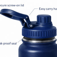 Stainless Steel Water Bottle 1000ml | Leak-Proof