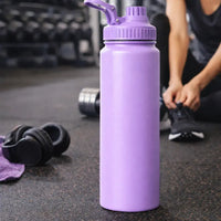 Stainless Steel Insulated Water Bottle 1000ml | Leak-Proof & BPA-Free - Aurora Bloom Crafts