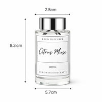 Aurora Bloom Crafts Reed Diffuser – 100ml Long-Lasting Home Fragrance - Aurora Bloom Crafts