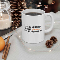 Philippians 4:13 Mug | Faith-Based Coffee Cup