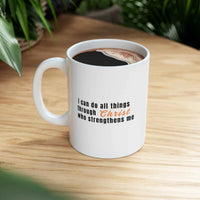 Philippians 4:13 Mug | Faith-Based Coffee Cup