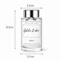 Aurora Bloom Crafts Reed Diffuser – 100ml Long-Lasting Home Fragrance - Aurora Bloom Crafts