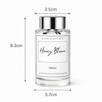 Aurora Bloom Crafts Reed Diffuser – 100ml Long-Lasting Home Fragrance - Aurora Bloom Crafts