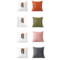 Decorative Throw Pillow Covers 18x18 | Modern Botanical Prints