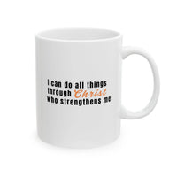 Philippians 4:13 Mug | Faith-Based Coffee Cup