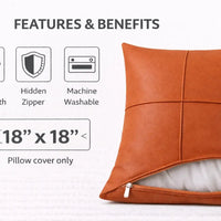 Decorative Throw Pillow Covers 18x18 | Modern Botanical Prints - Aurora Bloom Crafts