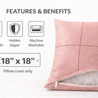 Decorative Throw Pillow Covers 18x18 | Modern Botanical Prints - Aurora Bloom Crafts