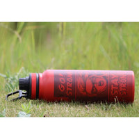 Superwoman Comic Water Bottle – 1L Stainless Steel, Motivational "Stay Strong" Design, BPA-Free, Leakproof, Red Matte Finish – Insulated Sport Bottle for Women, Gym, Fitness & Everyday Use