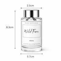 Aurora Bloom Crafts Reed Diffuser – 100ml Long-Lasting Home Fragrance - Aurora Bloom Crafts