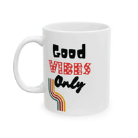 Aurora Bloom Crafts Good Vibes Only Mug - Aurora Bloom Crafts