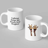 Cute Animal Lover Mug - Giraffe Design for Animal Lovers