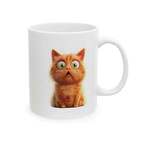Cute Coffee Mug for Cat Lovers - Fun Decaf Design - Aurora Bloom Crafts