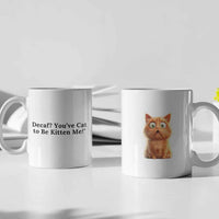 Cute Coffee Mug for Cat Lovers - Adorable Decaf Design