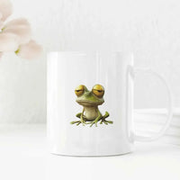 Funny Frog Coffee Mug - Hoppin' Into My Day with Coffee Fun