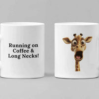 Funny Giraffe Coffee Mug - Whimsical Gift for Giraffe Lovers by Aurora Bloom Crafts