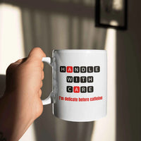 Funny Kangaroo Mug - Careful Handling Design for Humor Lovers
