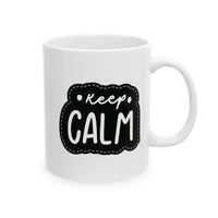 Keep Calm Coffee Mug by Aurora Bloom Crafts - Aurora Bloom Crafts