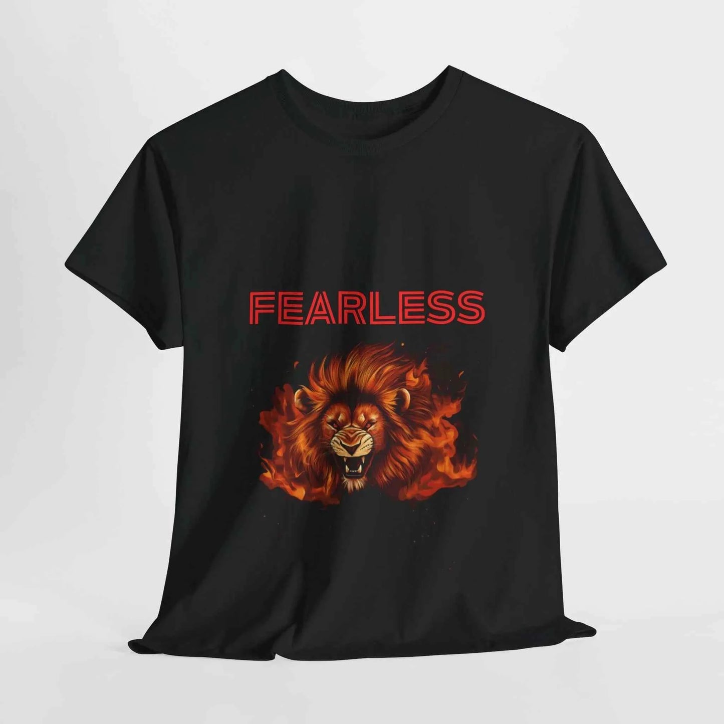 Fearless Lion T-Shirt - Warrior Tribe Apparel for Bold Style