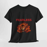 Fearless Lion T-Shirt - Warrior Tribe Apparel for Bold Style