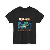 Funny Gym T-Shirt - Dino-Sore Extinction Workout Design