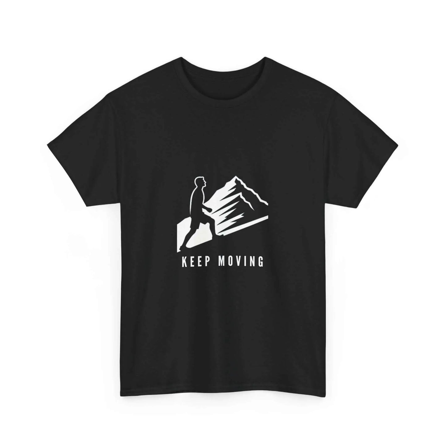 Keep Moving Tee- Motivational T-Shirt - Aurora Bloom Crafts