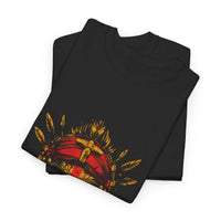 Warrior Tribe Oversized T-Shirt with Warrior Mask Design