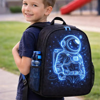 AuroraBloomCraft Astronaut Backpack – Back to School (Blue / Green / Pink) - Aurora Bloom Crafts
