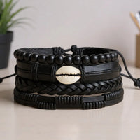 Handmade Cowrie Shell Bracelet Set | Aurora Bloom Crafts