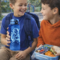 Cosmic Explorer Kids Water Bottle 500ml | BPA-Free Tritan Bottle - Aurora Bloom Crafts