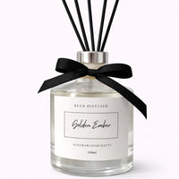 Aurora Bloom Crafts Reed Diffuser – Golden Ember (100ml)