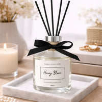Aurora Bloom Crafts Reed Diffuser – Honey Bloom (100ml)