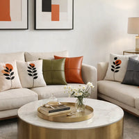 Decorative Throw Pillow Covers 18x18 | Modern Botanical Prints