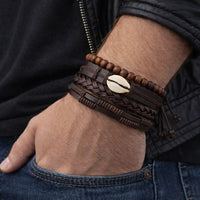 Handmade Cowrie Shell Bracelet Set | Aurora Bloom Crafts