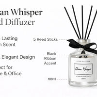 Aurora Bloom Crafts Reed Diffuser – Ocean Whisper (100ml)