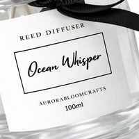 Aurora Bloom Crafts Reed Diffuser – Ocean Whisper (100ml)