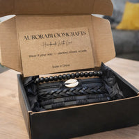 Handmade Cowrie Shell Bracelet Set | Aurora Bloom Crafts