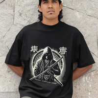 Honor Strength Code Samurai Warrior Oversized T-Shirt - Unisex Graphic Tee