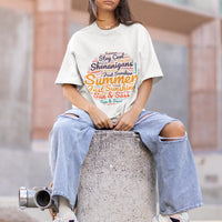 Oversized White T-Shirt for Summer Shenanigans | Trendy Summer Streetwear