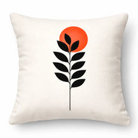 Decorative Throw Pillow Covers 18x18 | Modern Botanical Prints