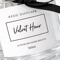 Aurora Bloom Crafts Reed Diffuser – Velvet Hour (100ml)