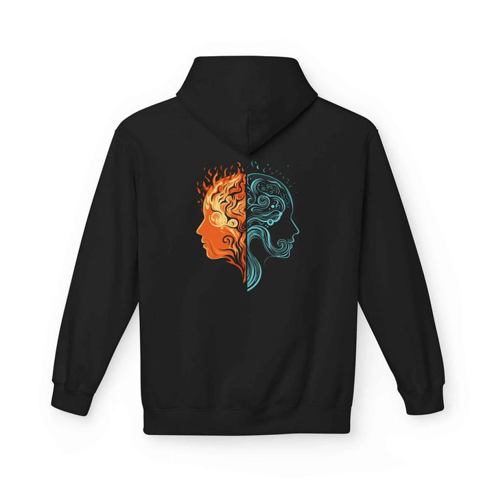 Strong Mind, Calm Soul – Unisex Black Hoodie
