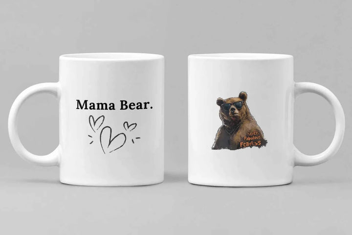 Aurora Bloom Crafts Mama Bear Coffee Mug - Heartfelt Mama Bear Coffee Mug Gift