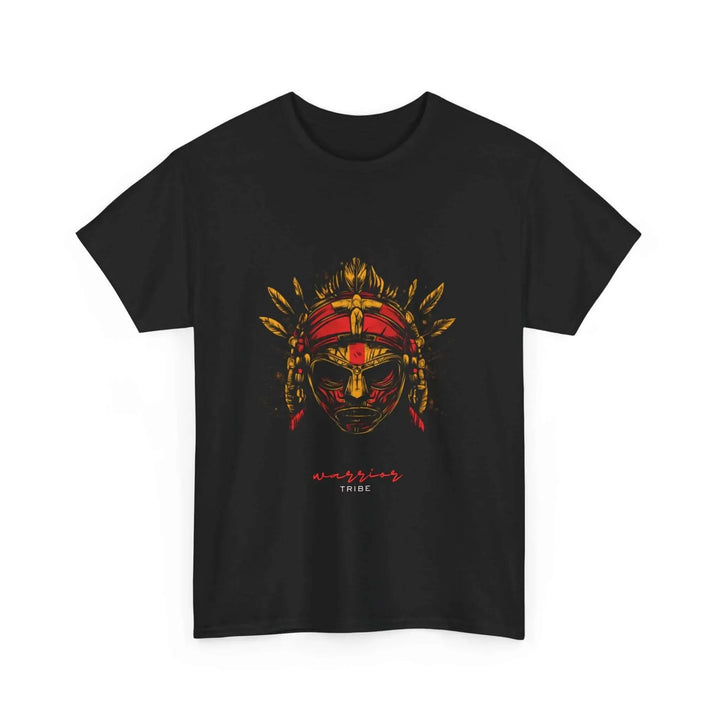 Unveiling the Power of Warrior Tribe: The Story Behind the Oversized Warrior Mask T-Shirt - Aurora Bloom Crafts