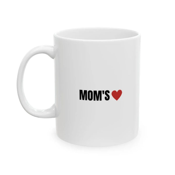 Funny Mom Mug Gift | Mom's Heart and WiFi Strength