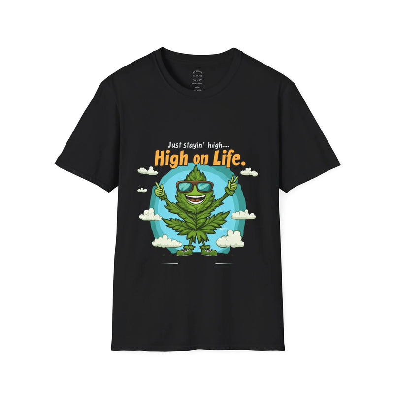 High on Life – Smiling Leaf Tee | Aurora Bloom Crafts