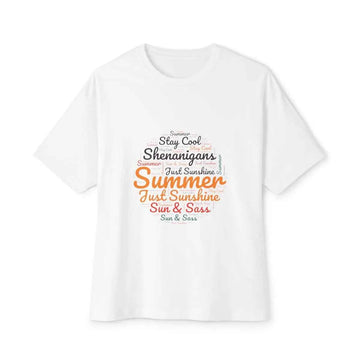 Oversized White T-Shirt for Summer Shenanigans | Trendy Summer Streetwear