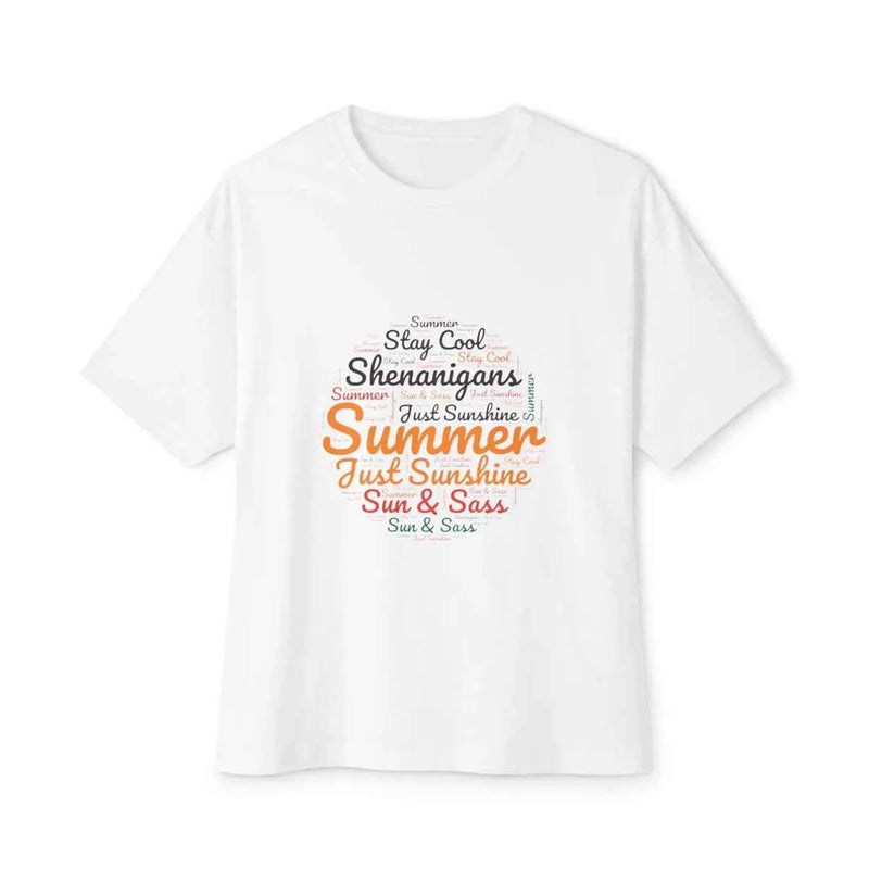 Oversized White T-Shirt for Summer Shenanigans | Trendy Summer Streetwear